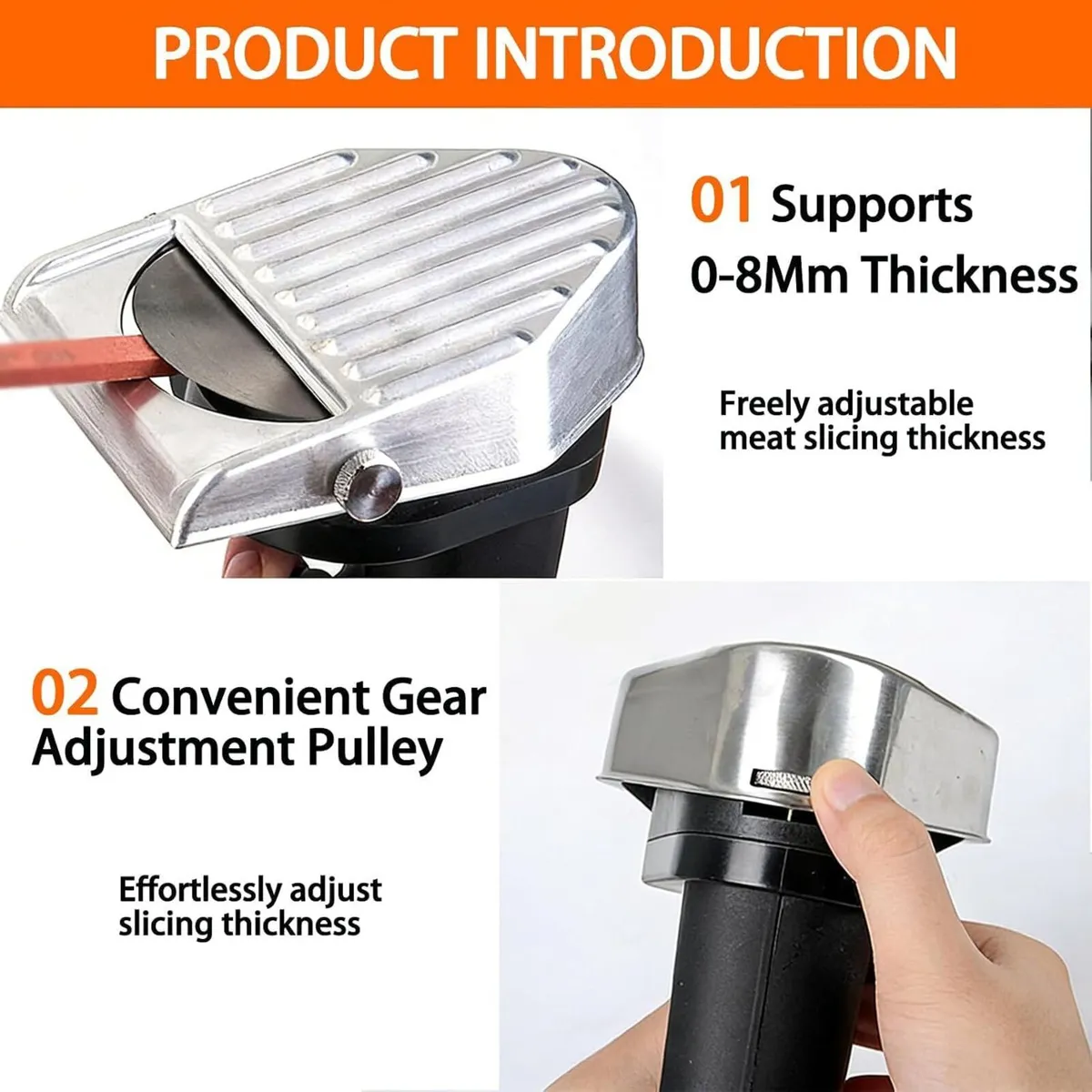 80W Rechargeable Electric Kebab Slicer - Image 2
