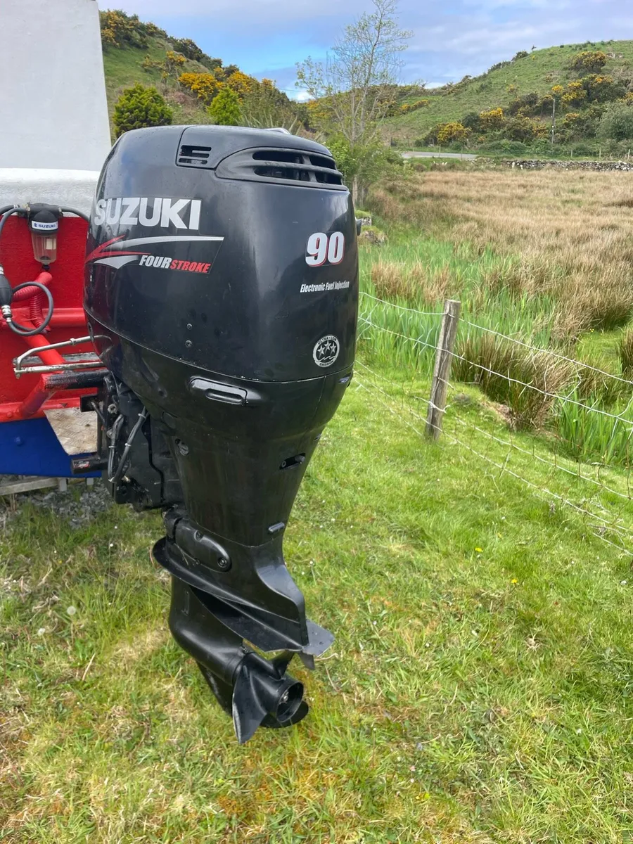 Suzuki 90 HP 4 stroke long shaft. - Image 3