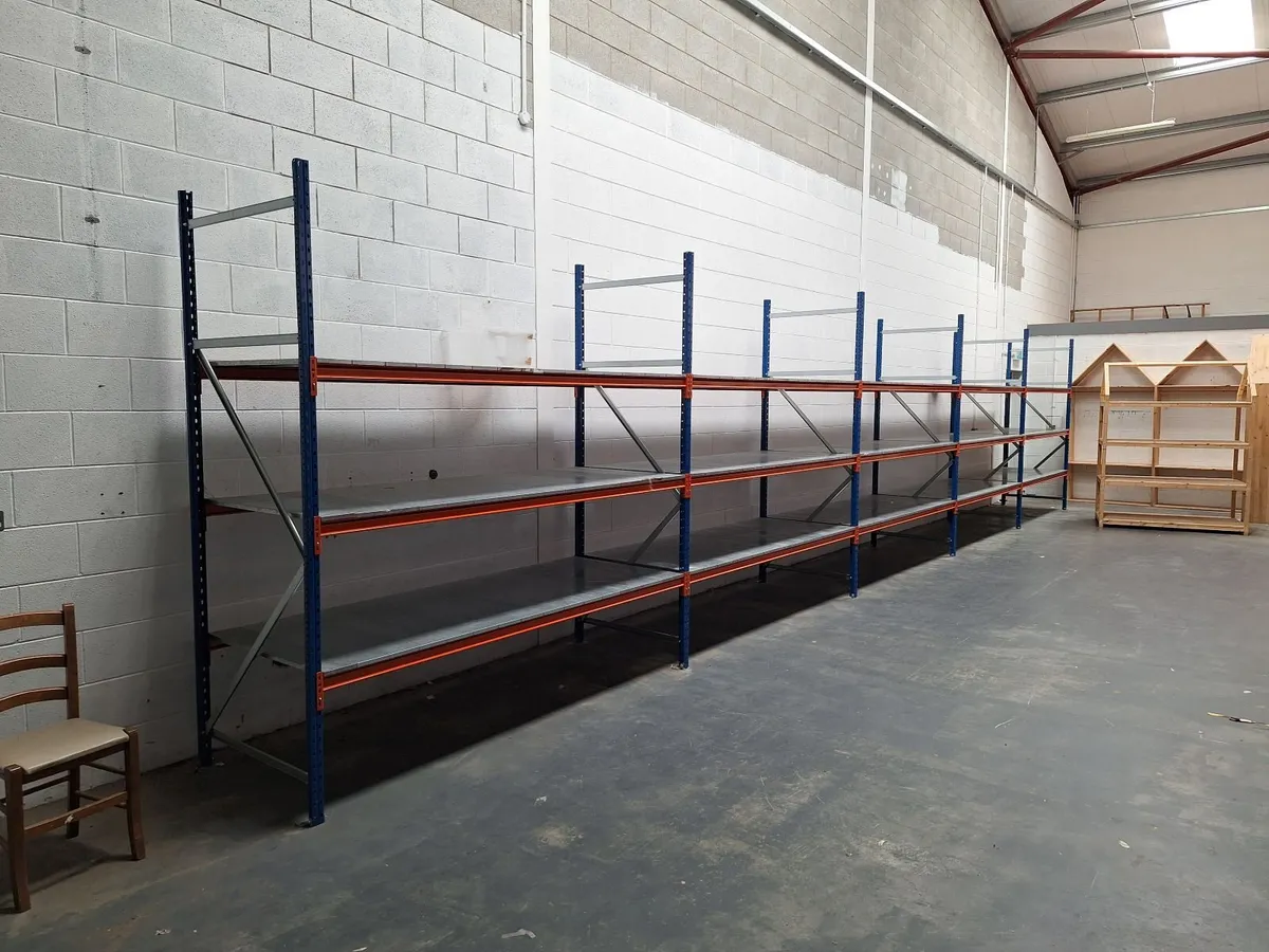 Heavy duty steel shelving - Image 2