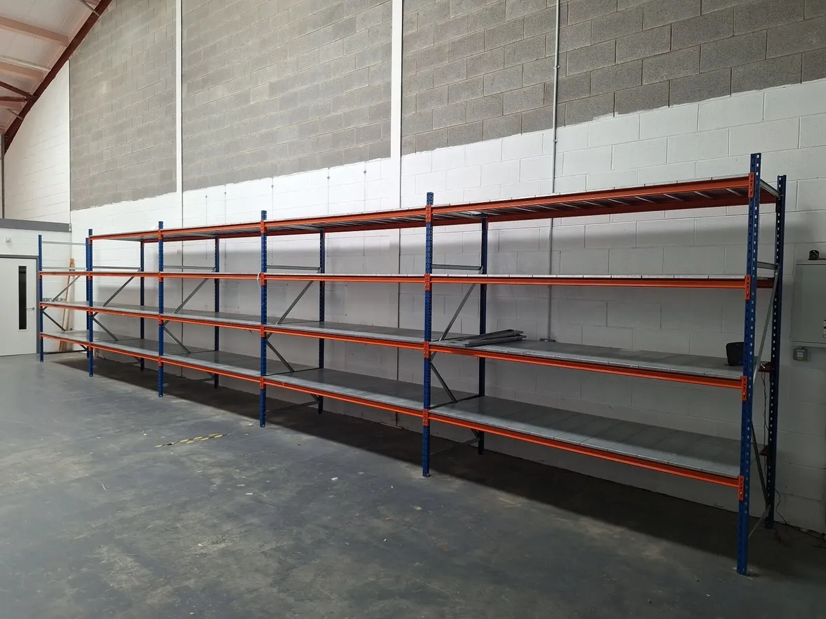 Heavy duty steel shelving - Image 1