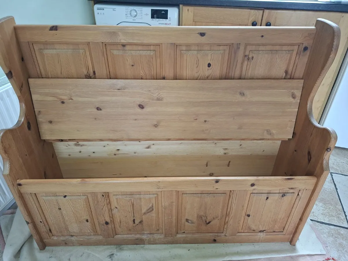 Pine Storage Bench - Image 2