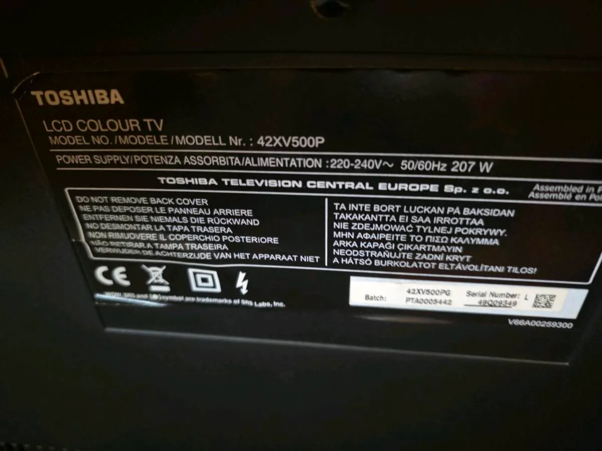 42" toshiba tv - Image 2