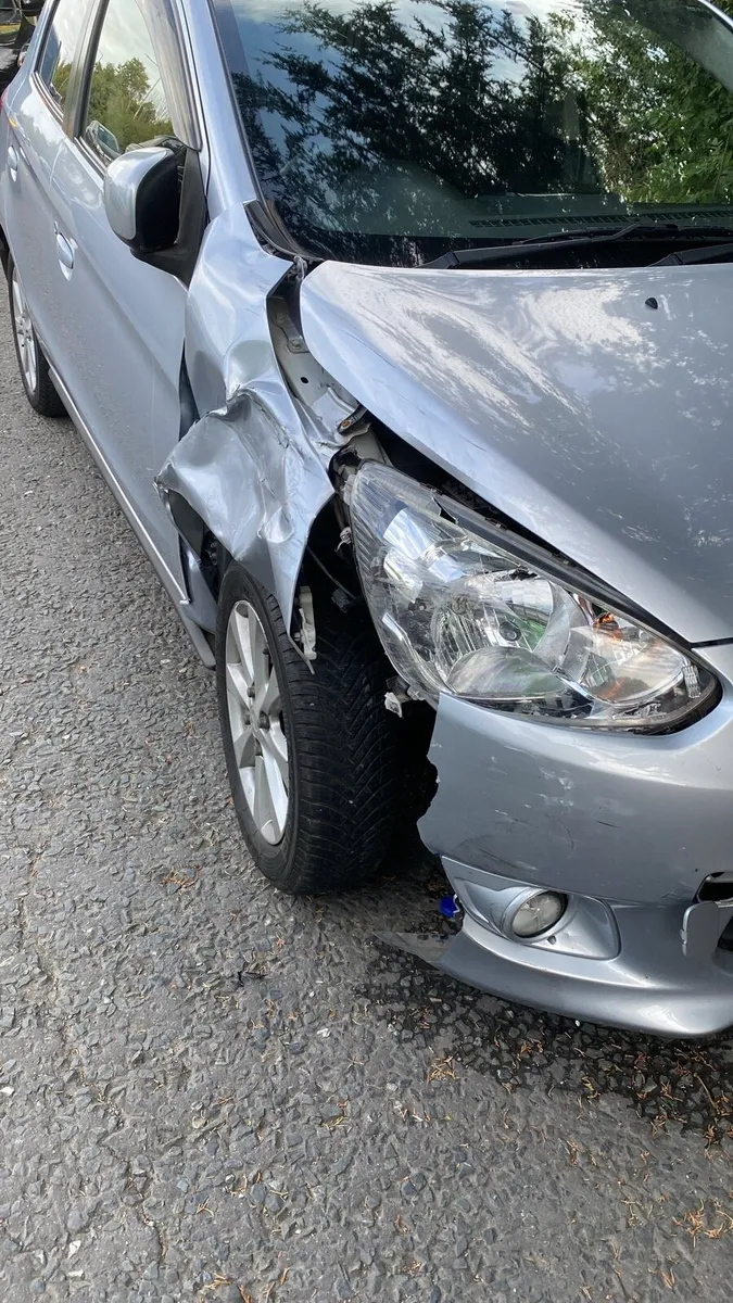 Mitsubishi Mirage 2015 low kms * damaged* NCT - Image 1