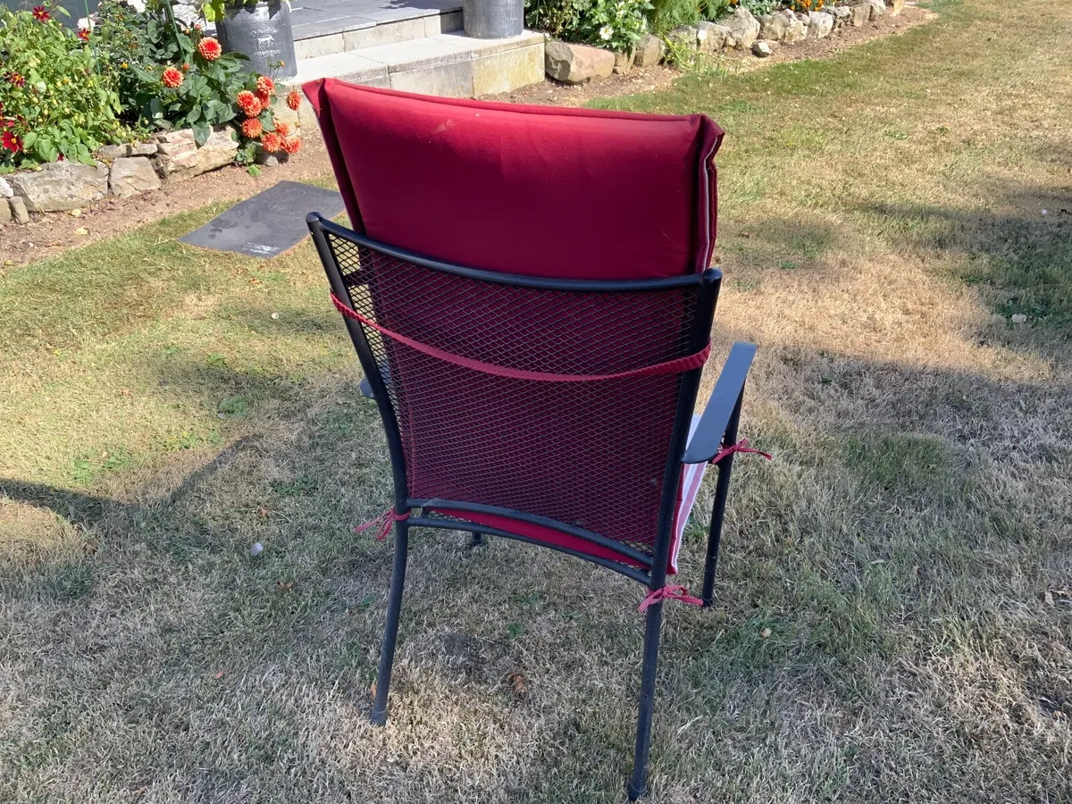 Reduced-Six Cushions for High Back Garden Chairs - Image 2