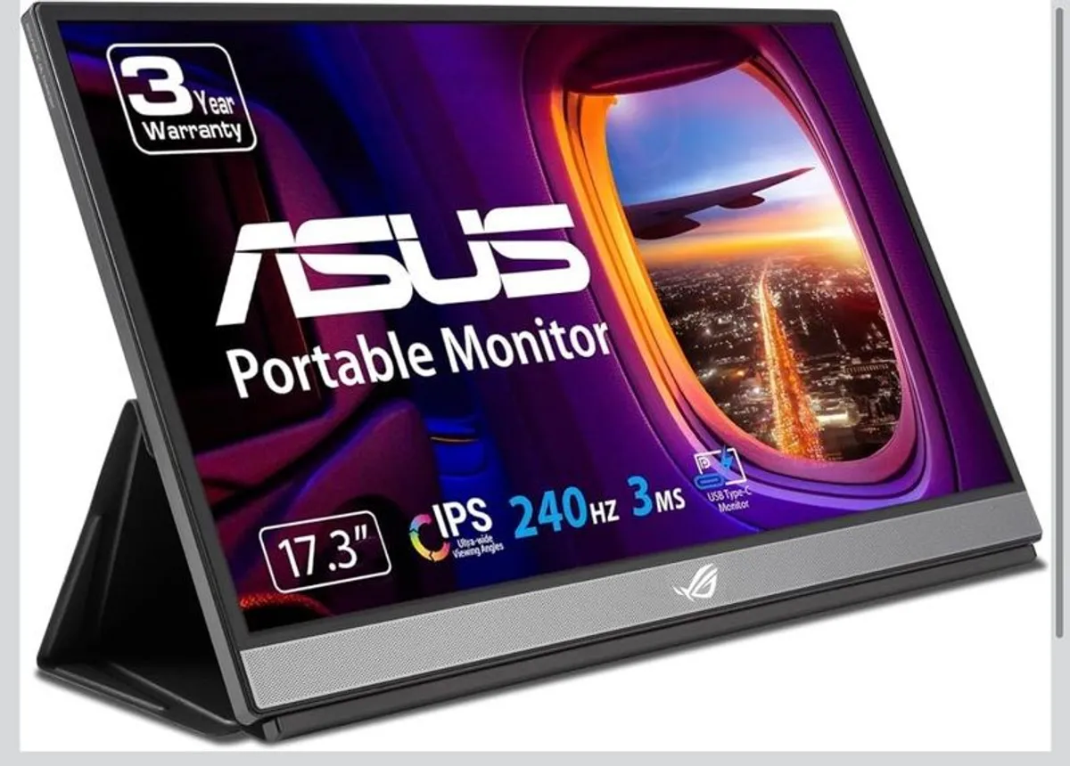 ASUS Rog Strix XG17AHPE 17.3" portable Gaming Monitor - Image 4