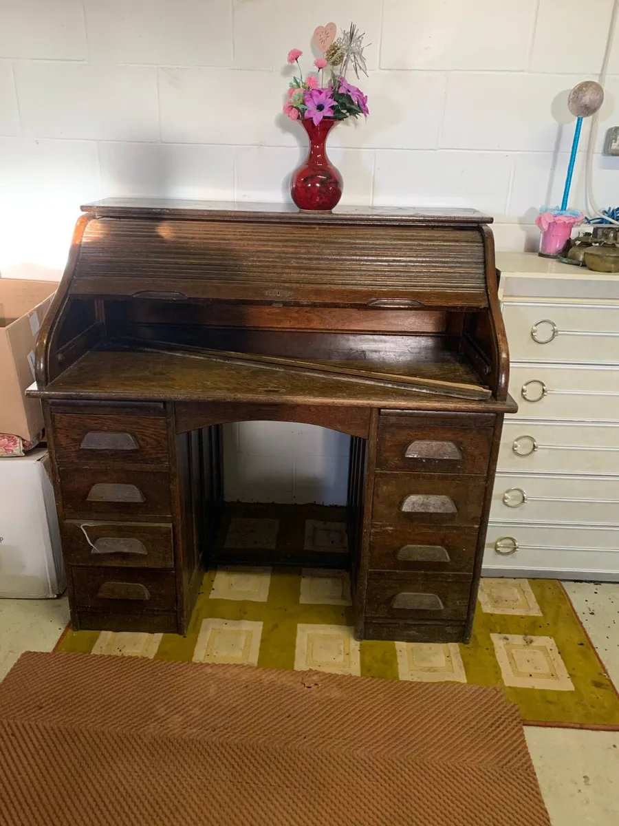 Chairs…Roll top Desk.. - Image 1