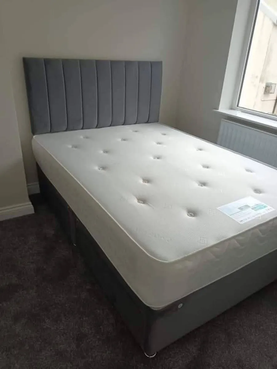 Divan bed with mattress - Image 1