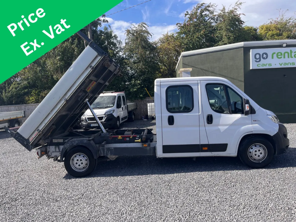 Fiat Ducato C/Cab 3 Way Tipper 2.3L 130BHP - Image 1