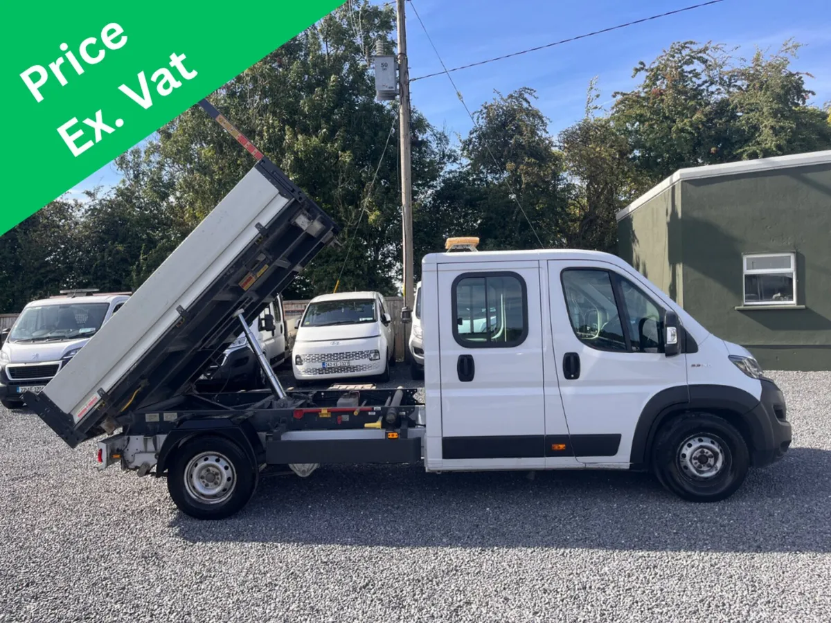 Fiat Ducato C/Cab 3 Way Tipper 2.3L 140BHP - Image 1