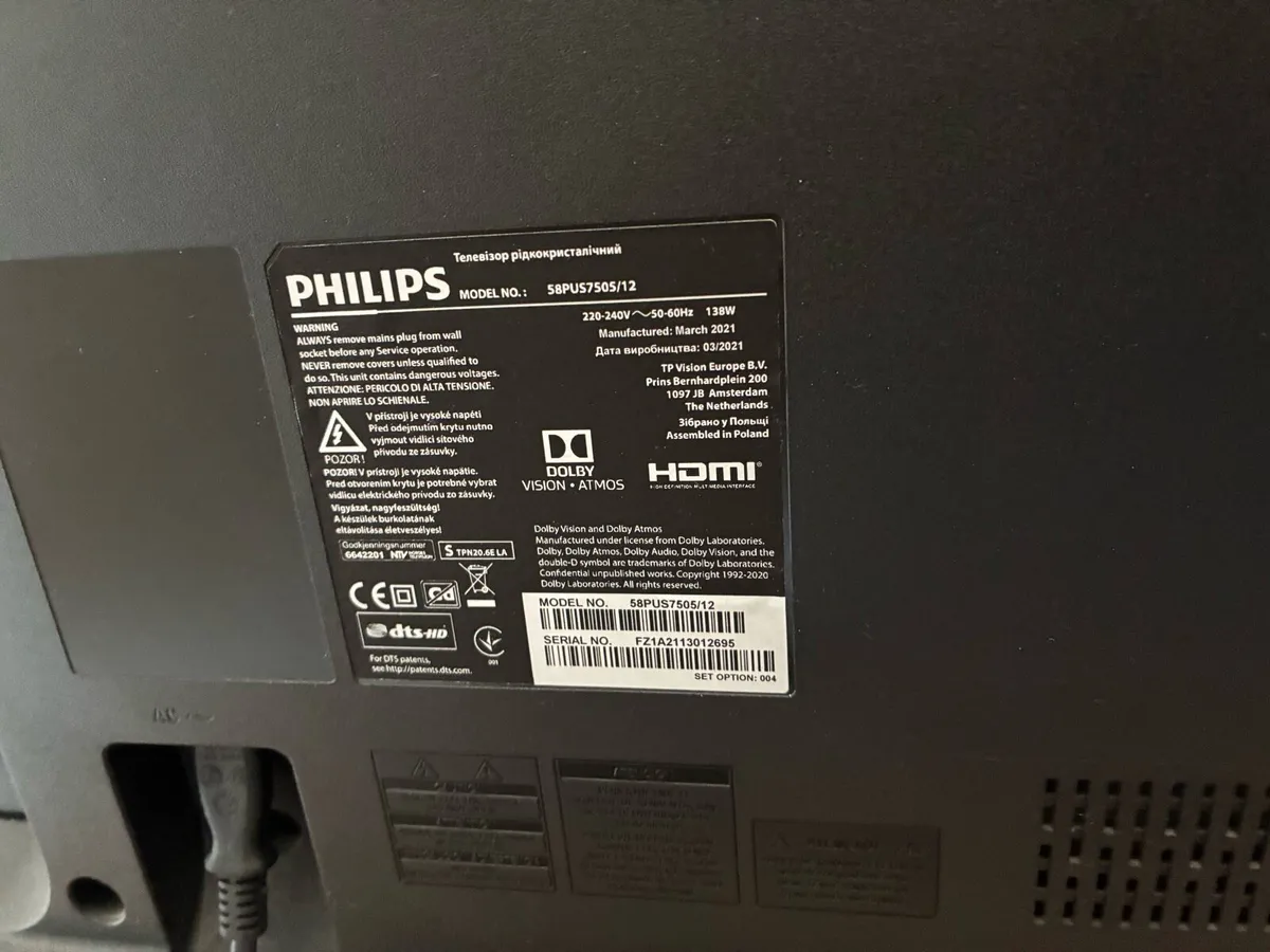 Philips 58inch LED TV - Image 2