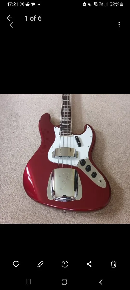 Fender Jazz Bass RARE OCAR RED. 2005 Japanese. - Image 1