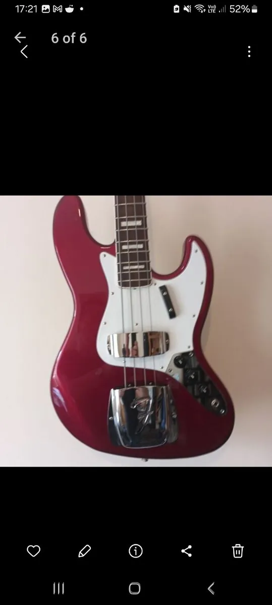 Fender Jazz Bass RARE OCAR RED. 2005 Japanese. - Image 4