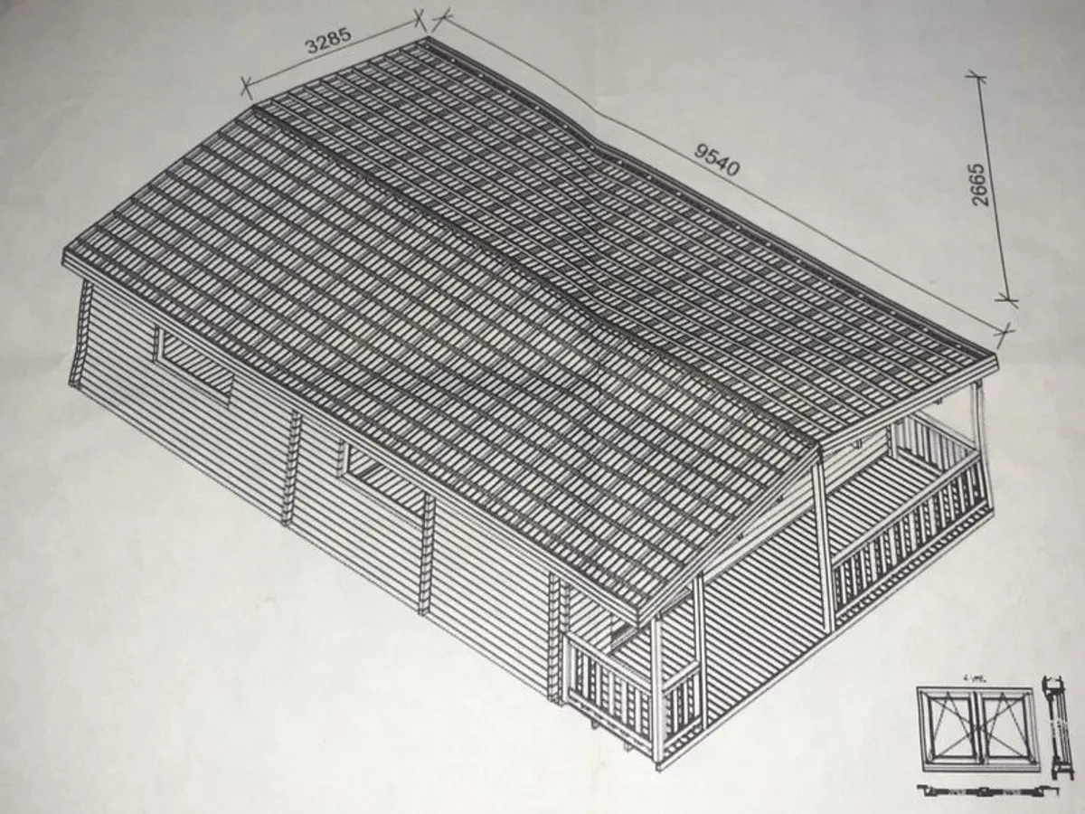 One bedroom log cabin for sale - Image 3