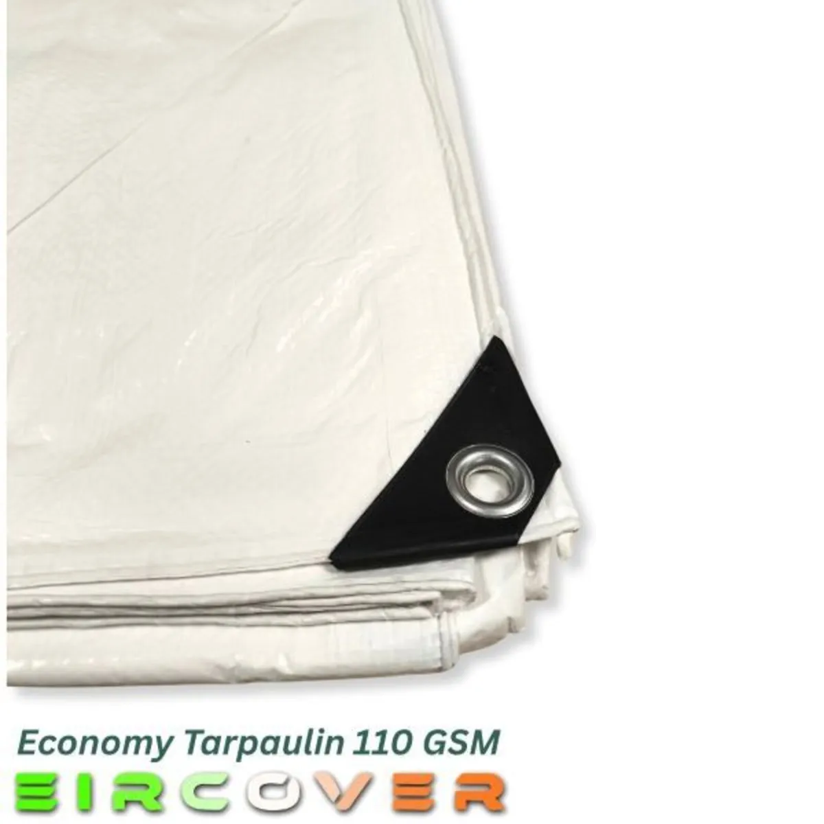 Economy Tarpaulin 12m x 16m (39' - 53') 110 gsm - Image 4