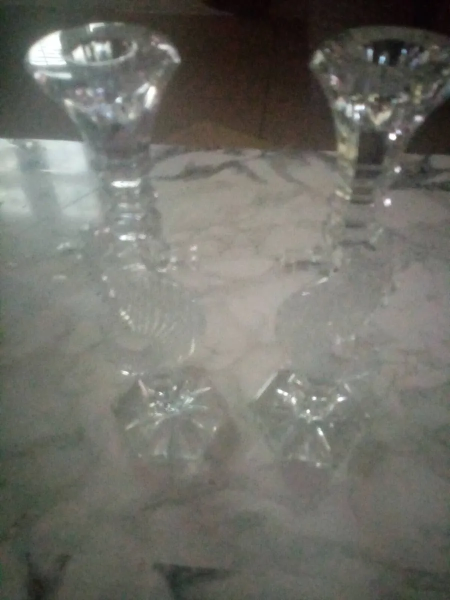 Waterford crystal candle sticks - Image 1