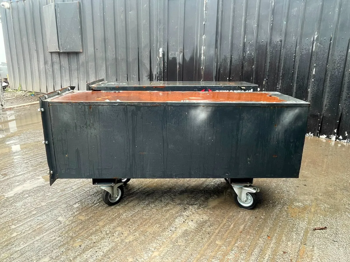 Steel Mobile Pipe Storage Unit – Compartmentalised - Image 2