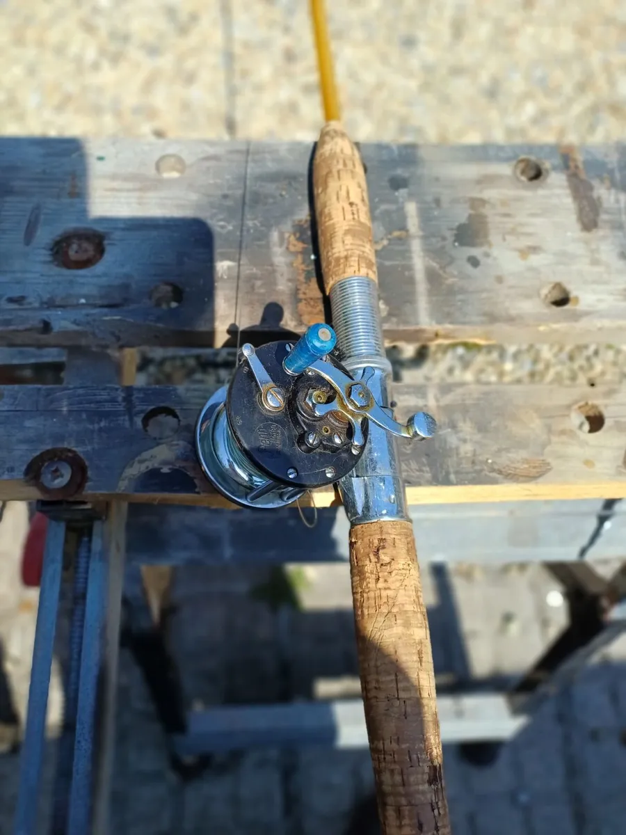 1940's Penn No 180 Reel & Fishing Rod - Image 4