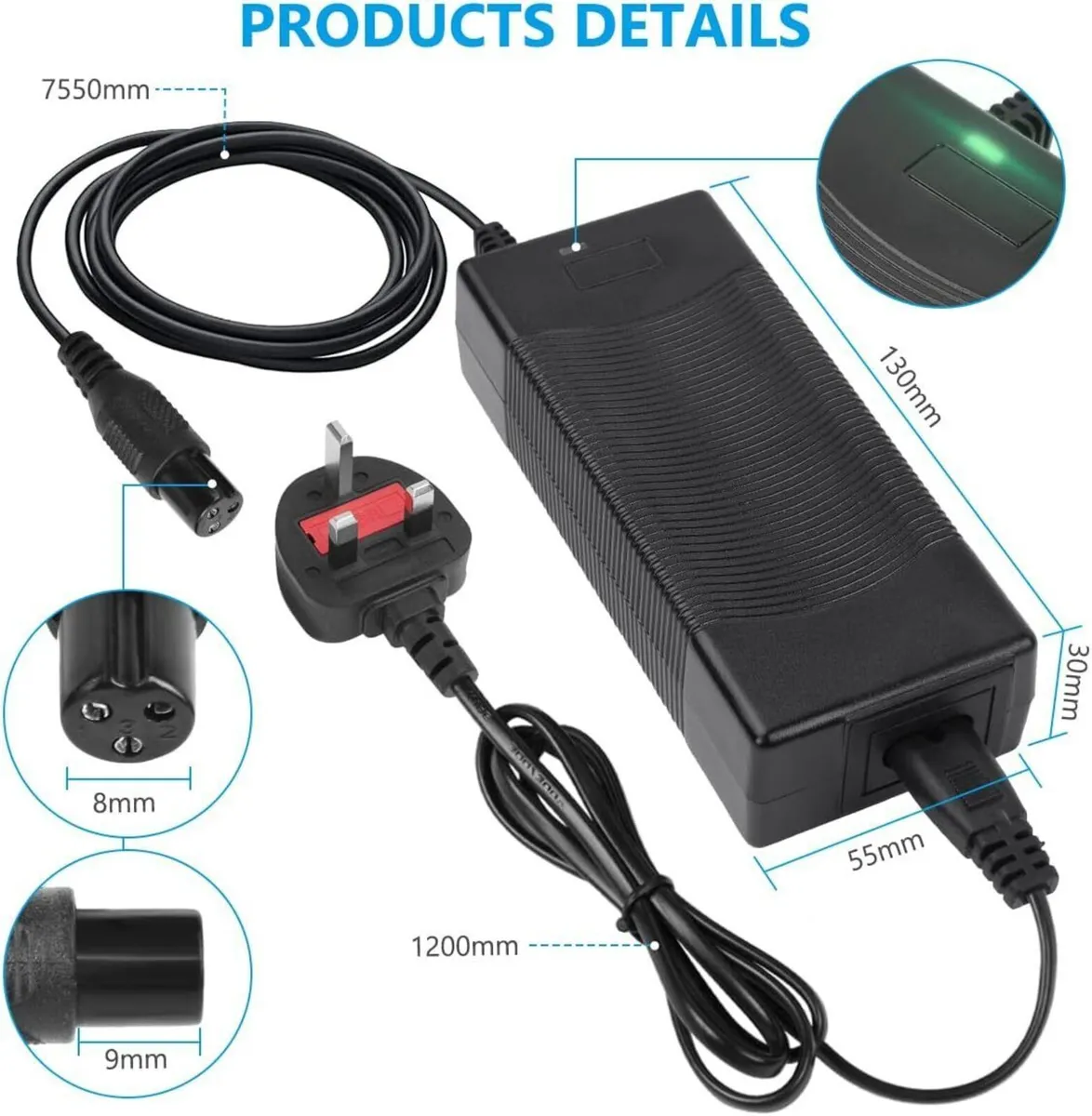 Scooter Charger Power Adapter Hoverboard - Image 4