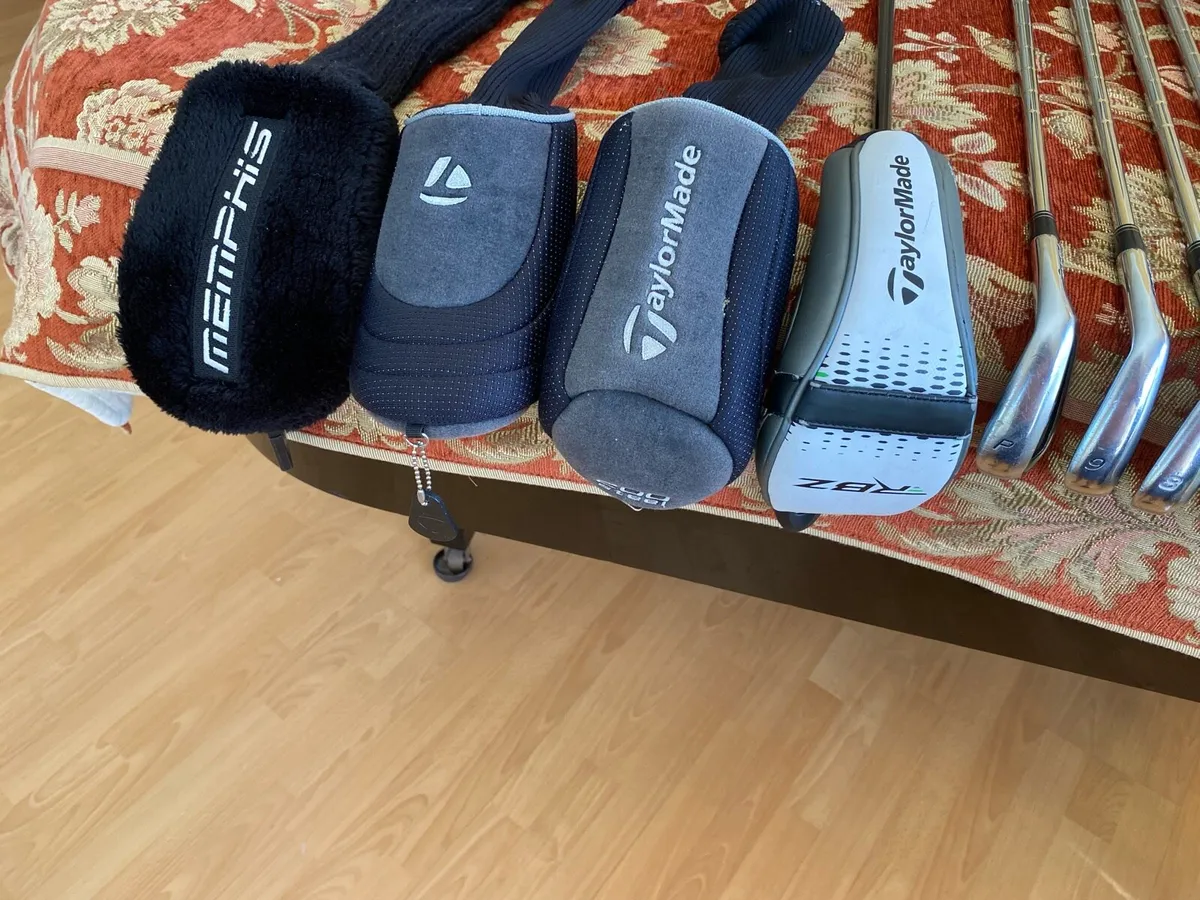 Full set of Taylormade clubs - Image 1