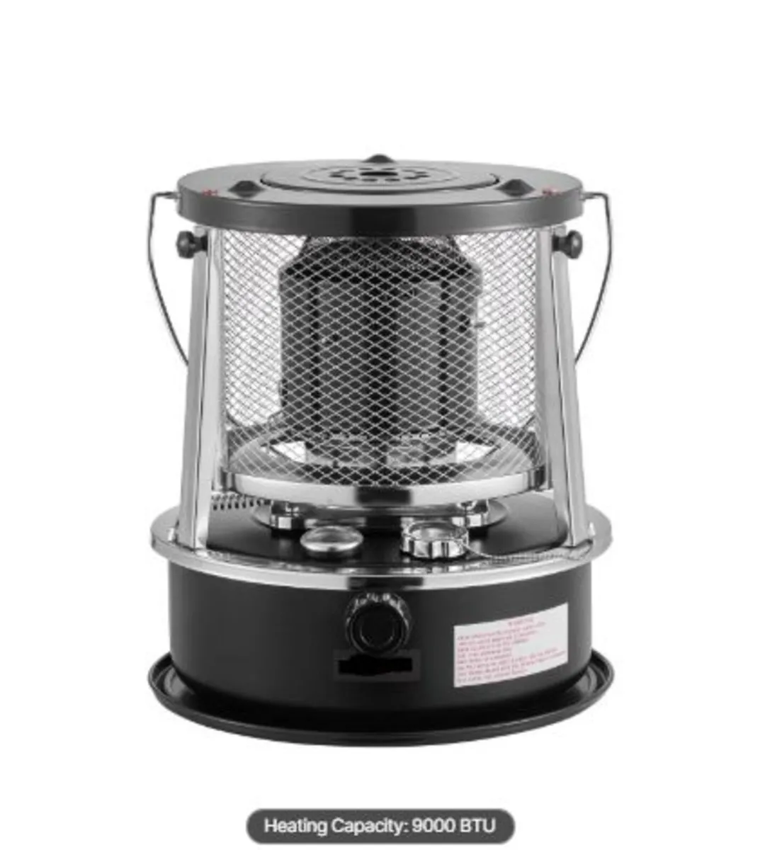 9000 BTU Portable Kerosene Heater & Stove, 2 in 1 - Image 4
