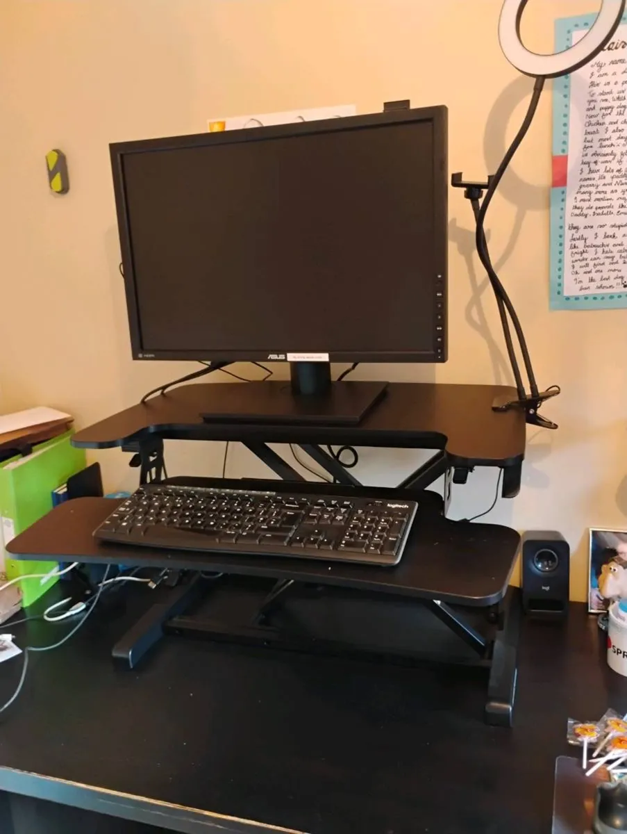 Sit stand desk converter - Image 3