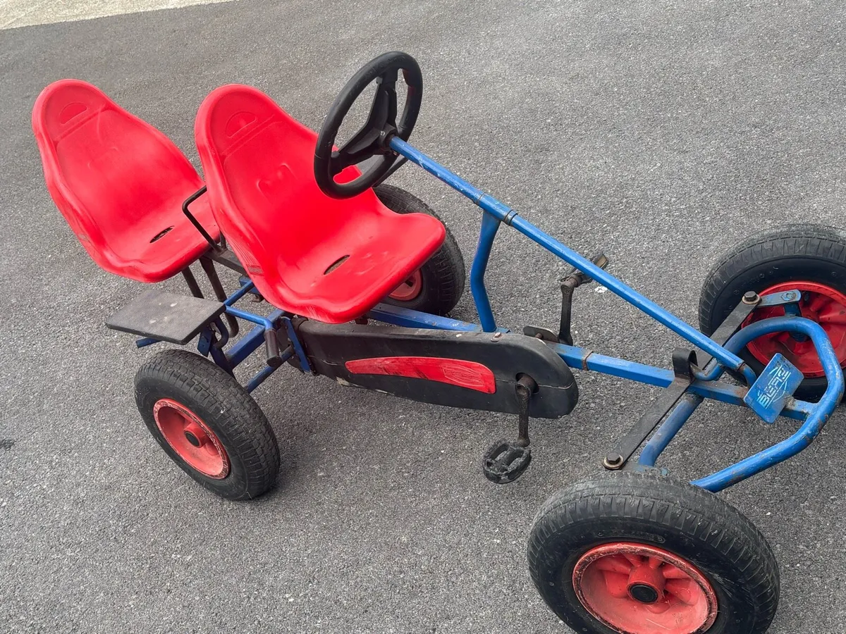 Berg go cart and huffy green machine - Image 1