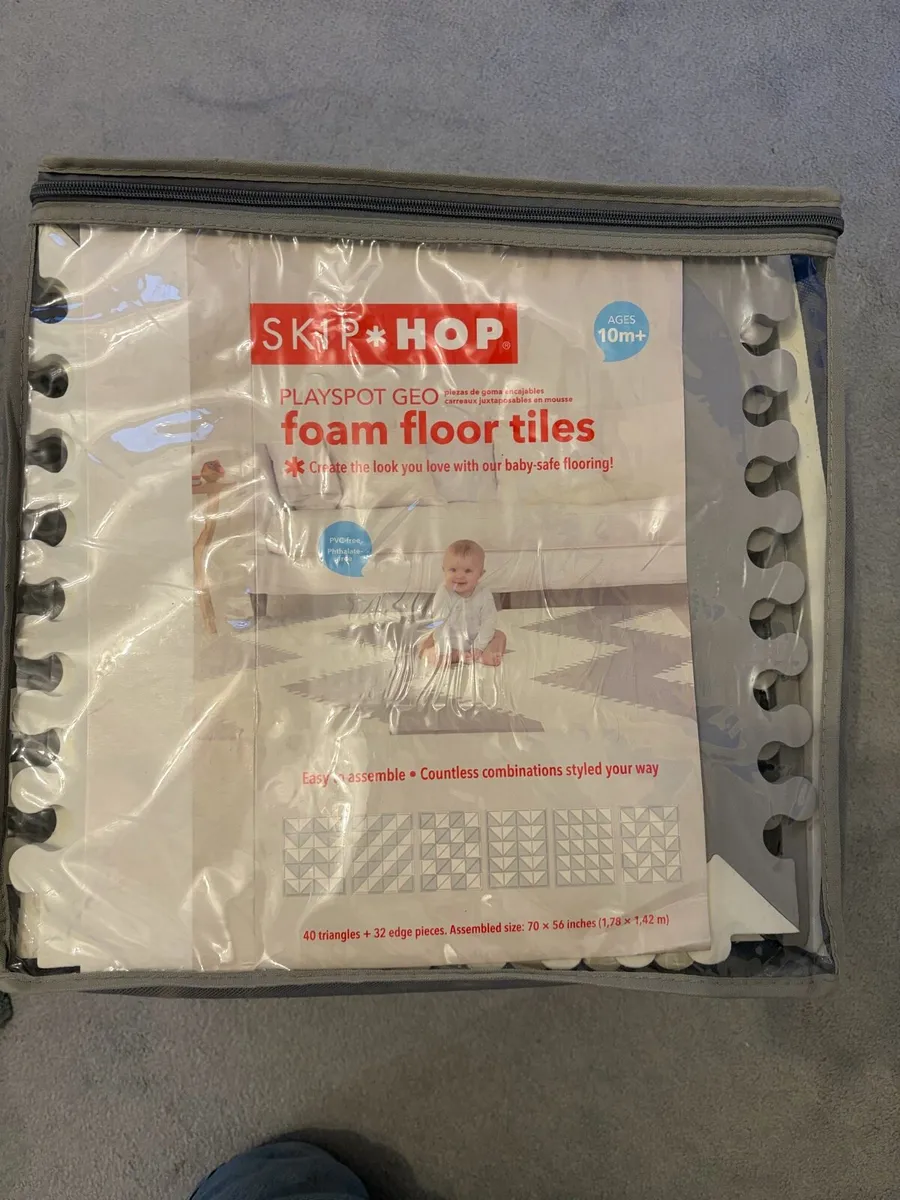 Skip Hop Playspot Geo Foam Floor Tiles - Image 1