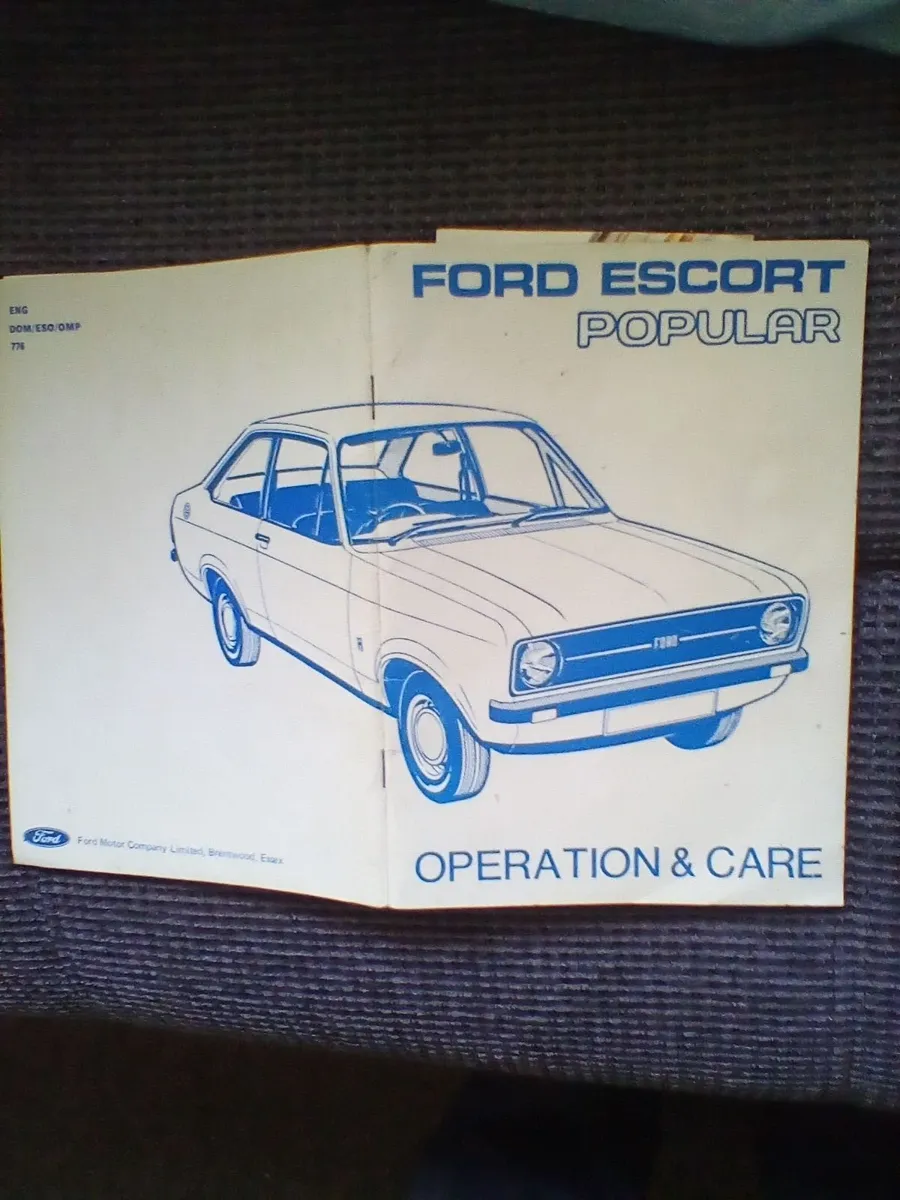 Mk 2 ford escort handbook - Image 2