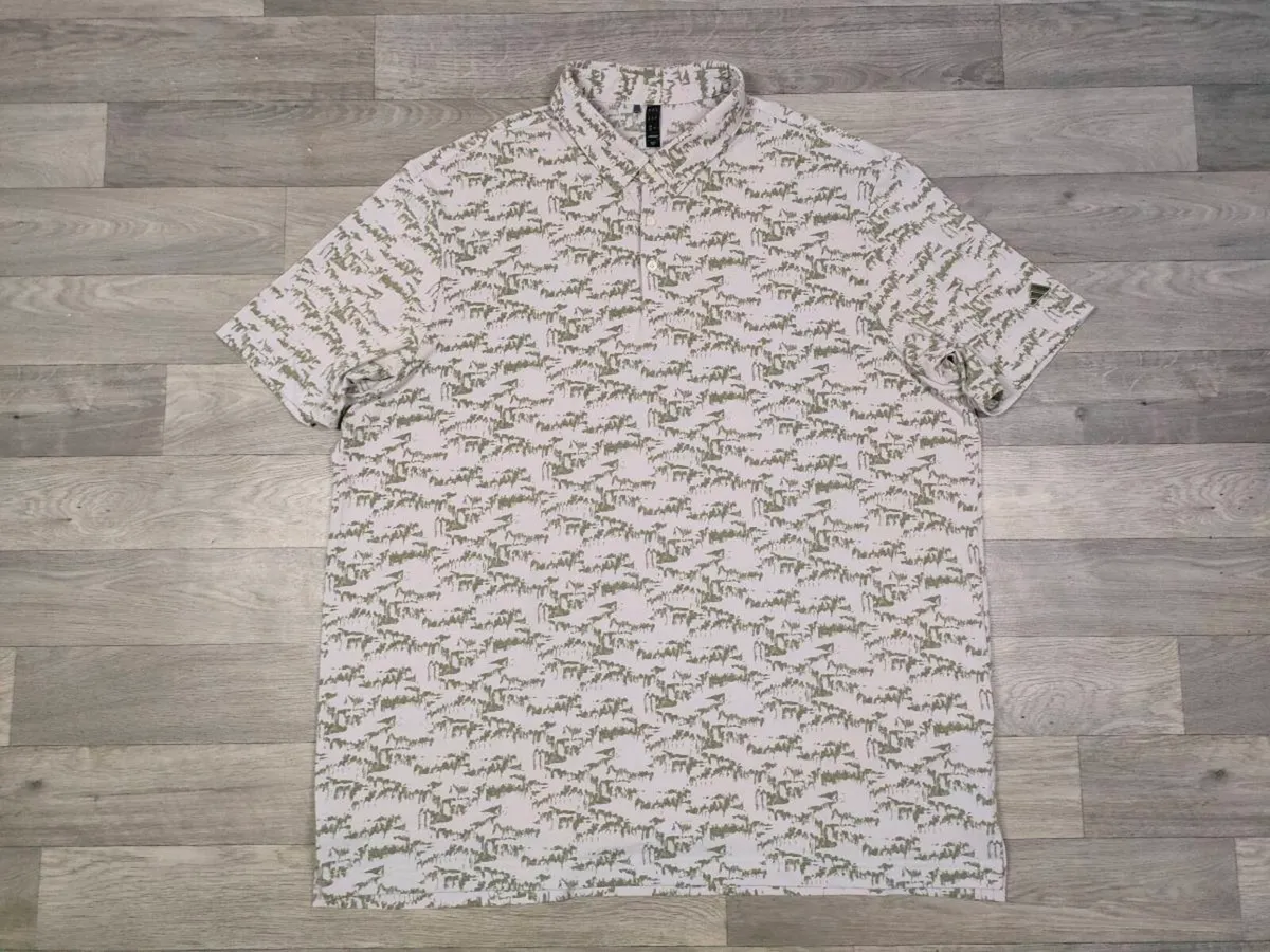Adidas Button Down Golf Polo Shirt Mens XXL - Image 1