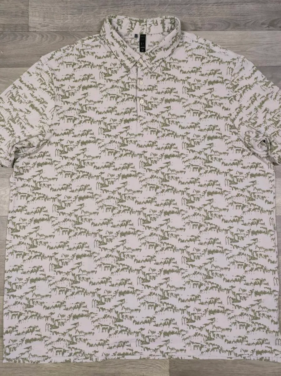 Adidas Button Down Golf Polo Shirt Mens XXL - Image 2