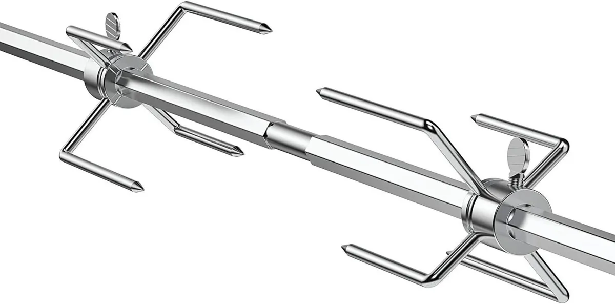 BBQ Skewer Set Electric Motor Rotisserie Kit - Image 4
