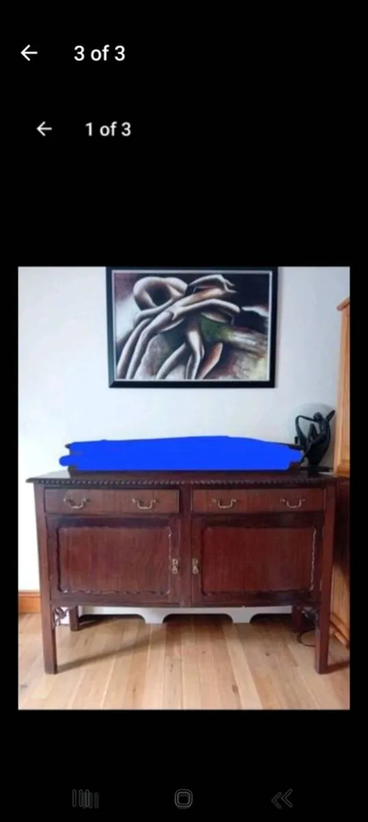 Antique  side board - Image 3
