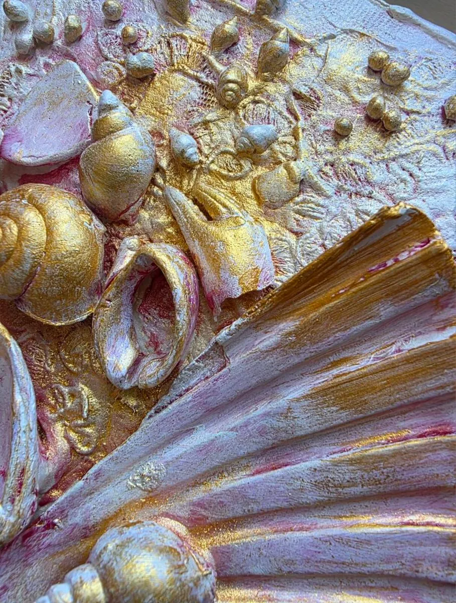Coastal Treasures no.6 original painting. - Image 4