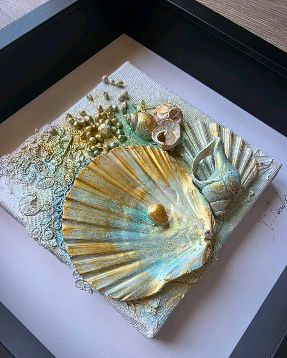 Coastal Treasures no.4 original art. - Image 1