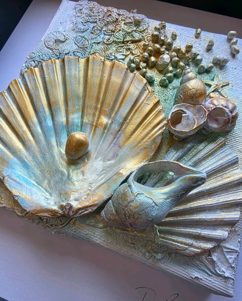 Coastal Treasures no.4 original art. - Image 3