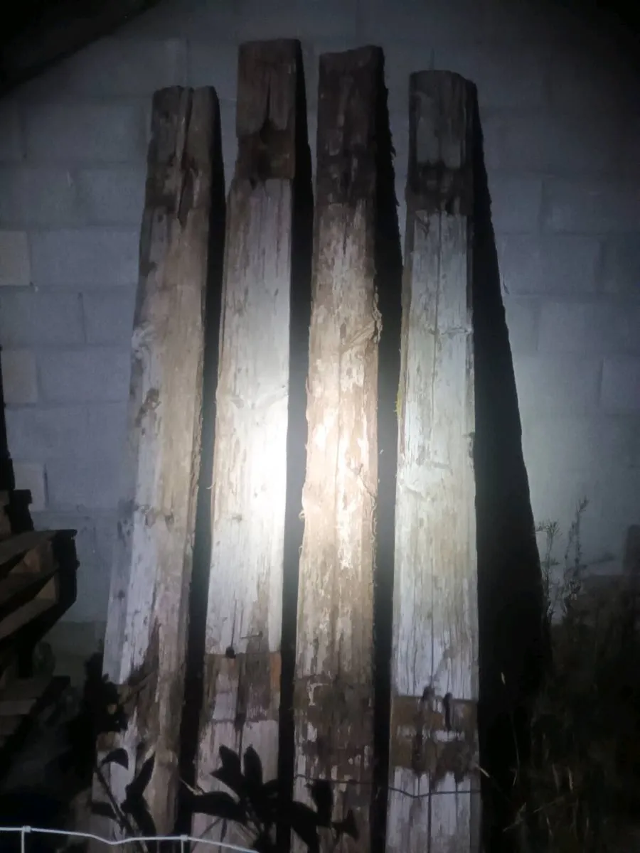 Old railway sleepers