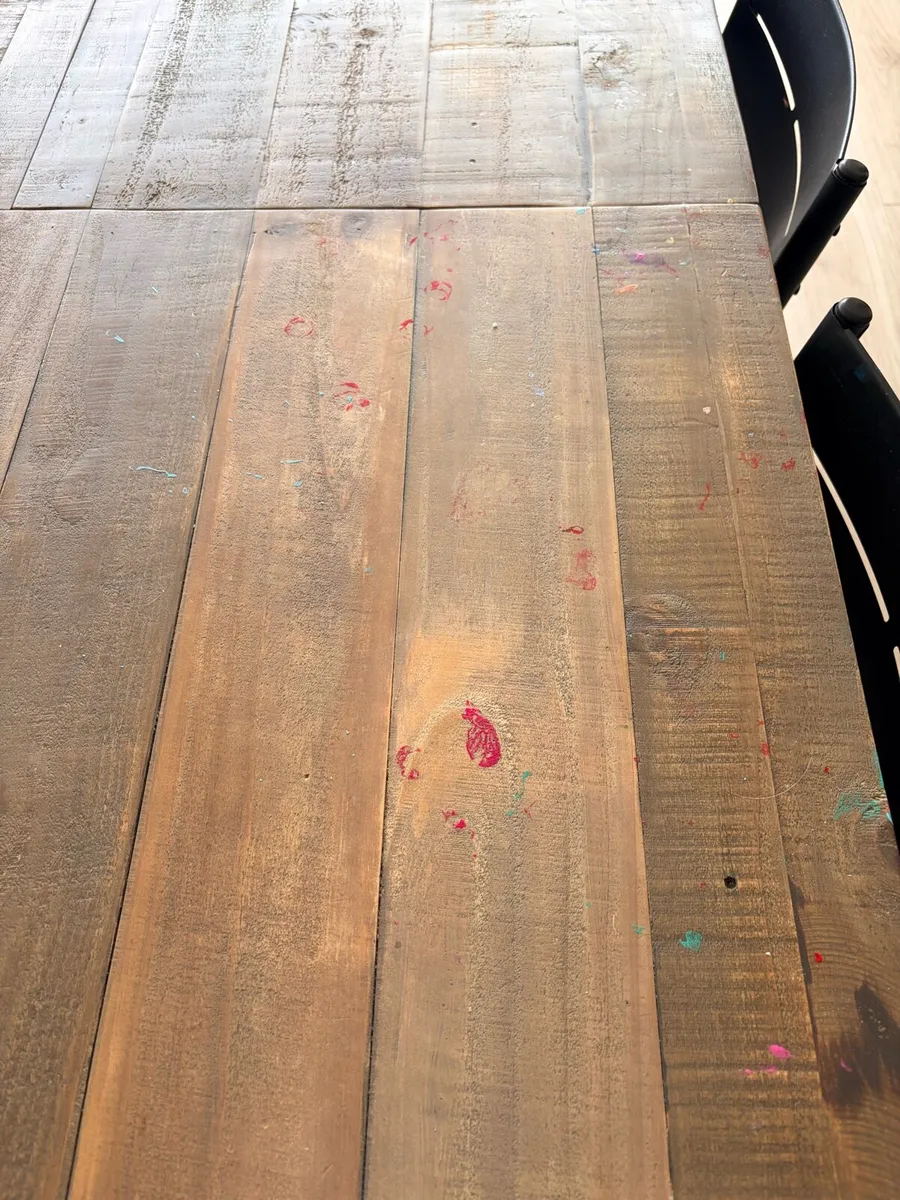 Kitchen table & bench - Image 3