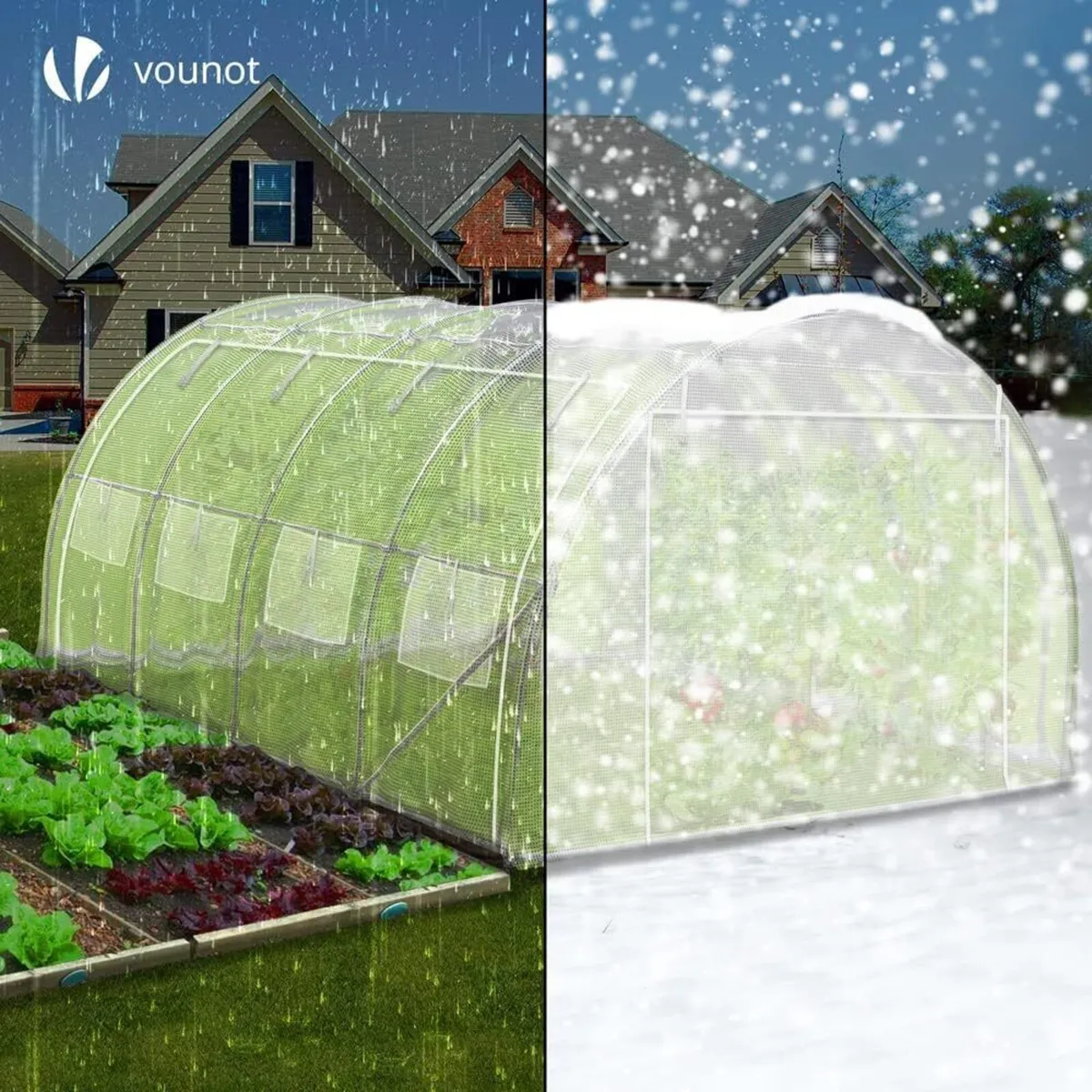 Polytunnel Greenhouse 4x3x2m Walk In Garden - Image 2
