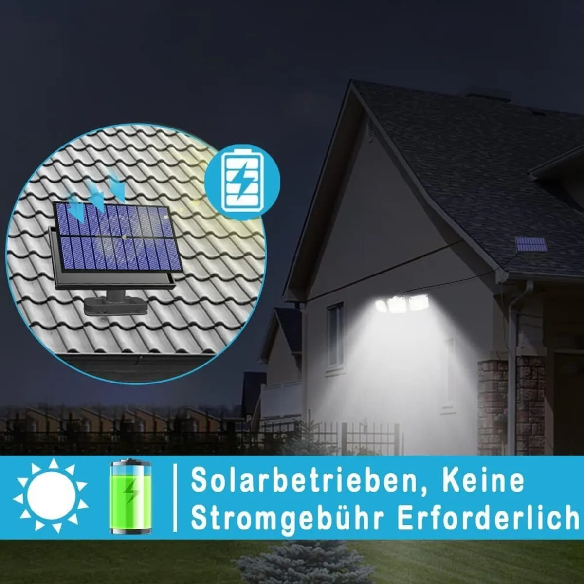 Solar Lights Outdoor Motion Sensor Security - Image 1