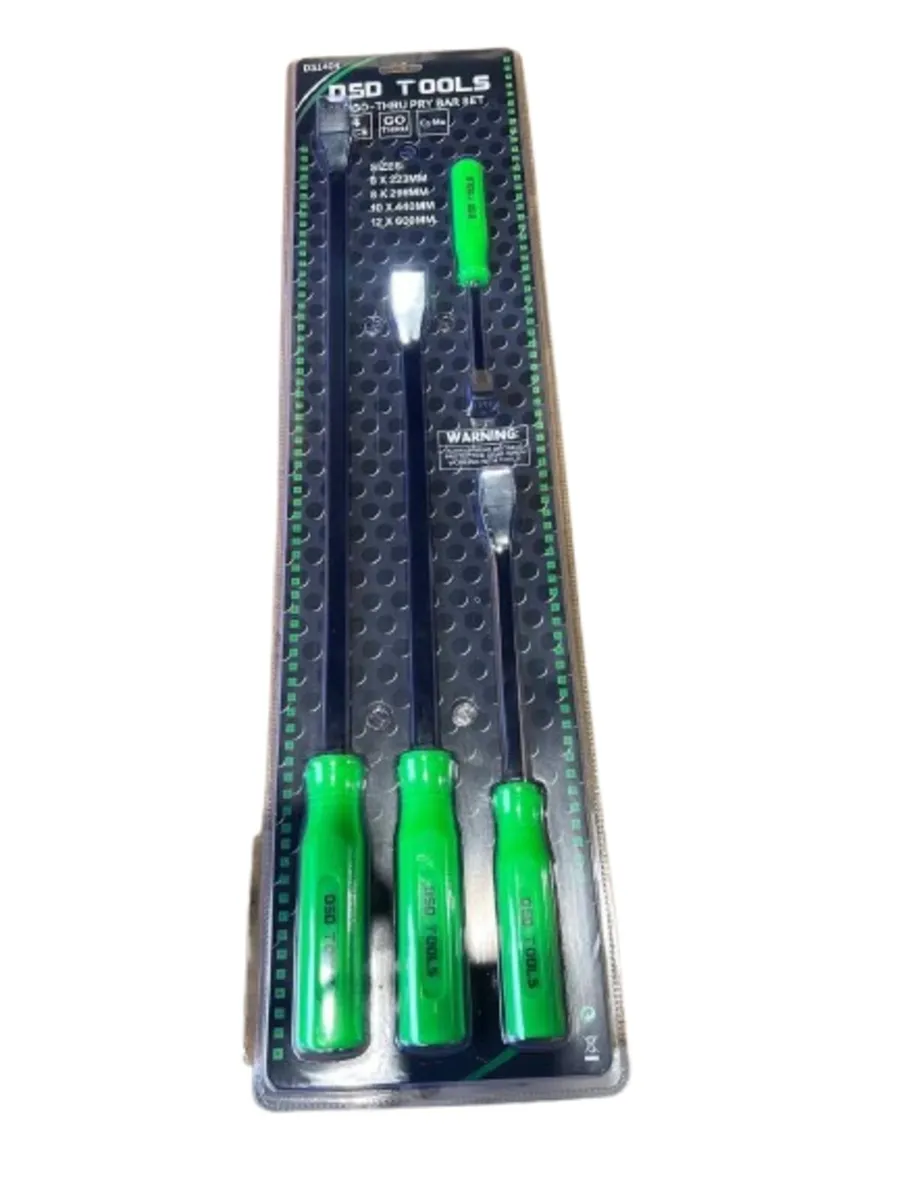 DSD Tools 4-Piece Go-Through Pry Bar Set