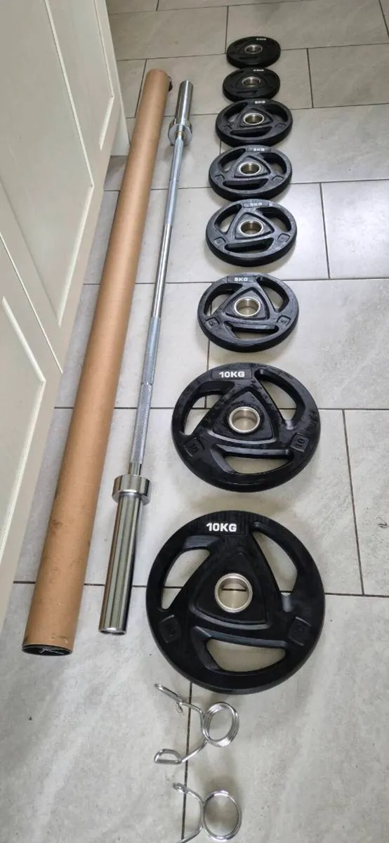 Brand new olympic tri grip weight lifting set - Image 3