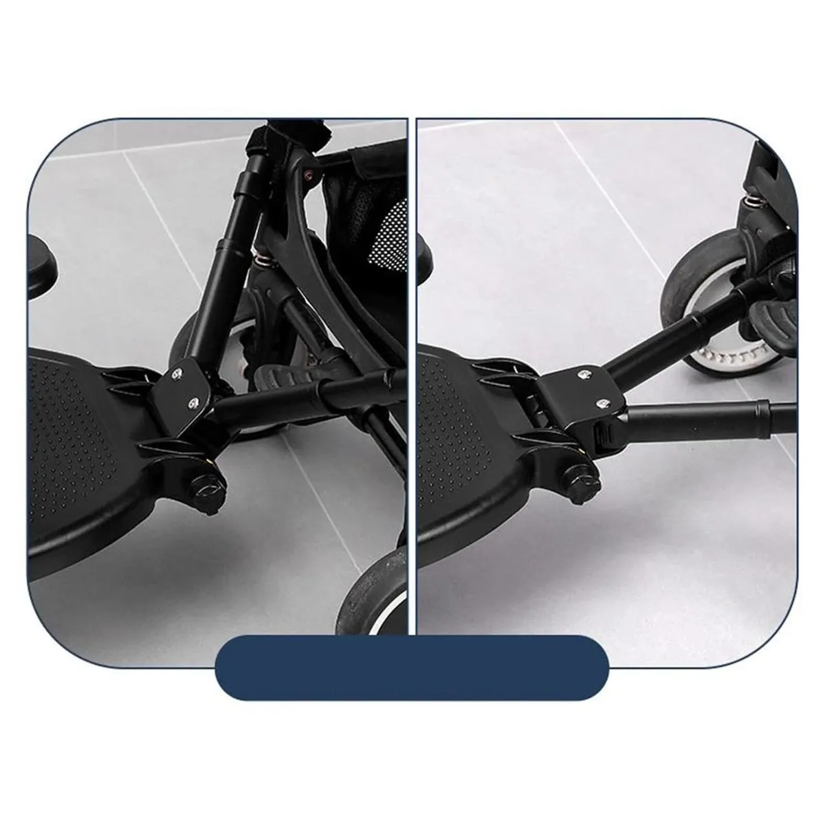 Stroller Rider Board 2 in 1 Adjustable Seat - Image 2
