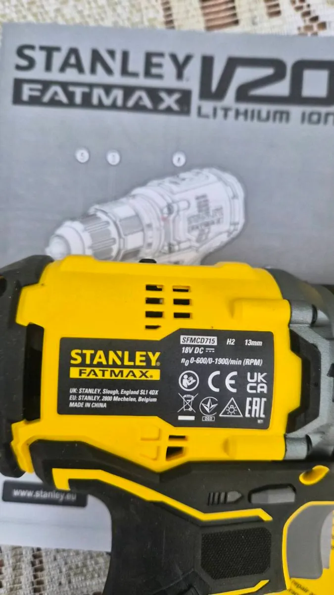 Stanley FATMAX V20 18V Brushless Drill - Image 4