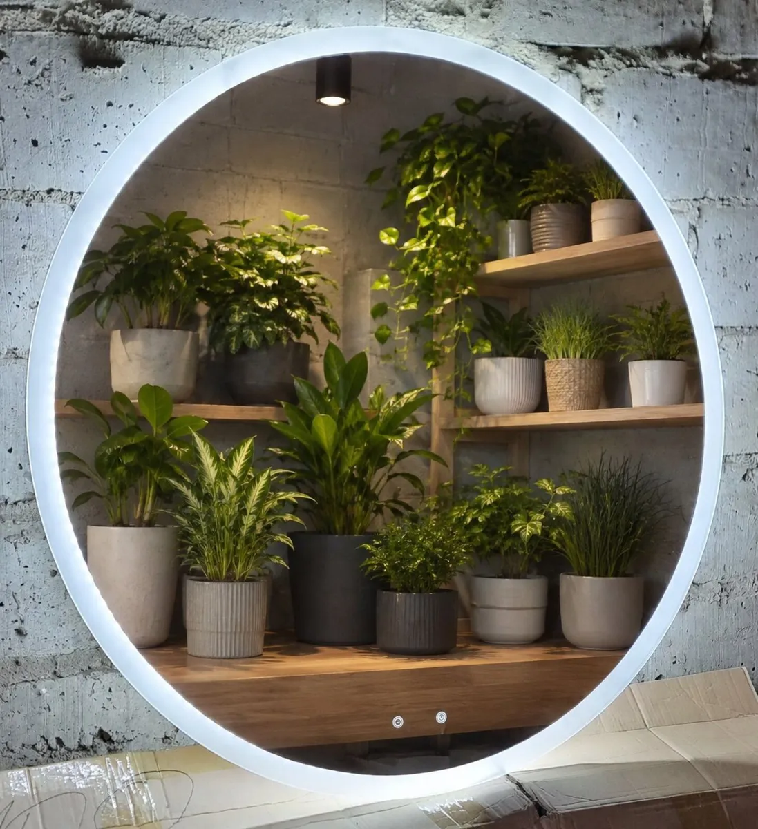 LED Bathroom Mirror Makeup Magnifying  Defogger - Image 1