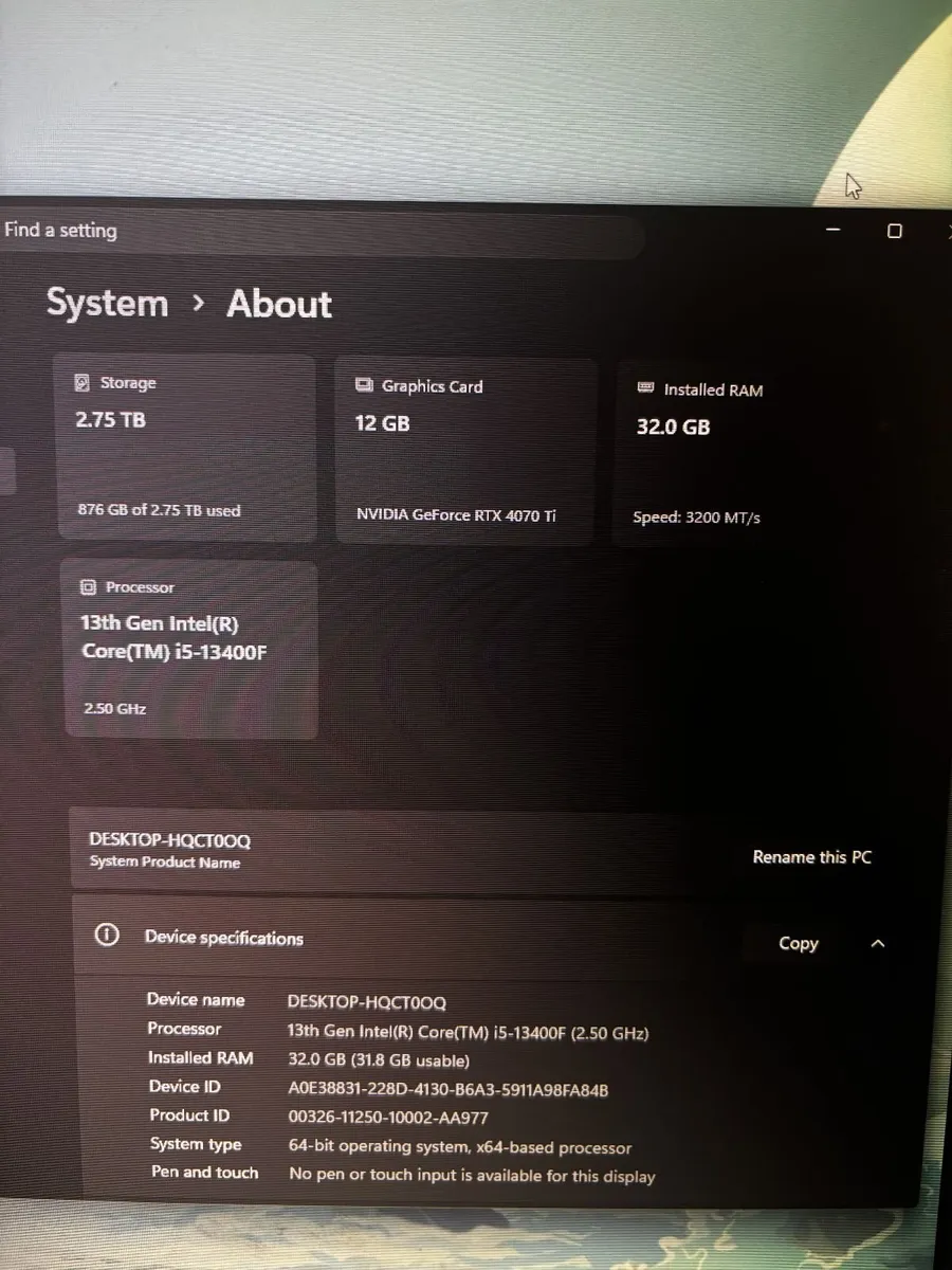Gaming PC  i5 13400F | RTX 4070 Ti 12GB | 32GB RAM - Image 4