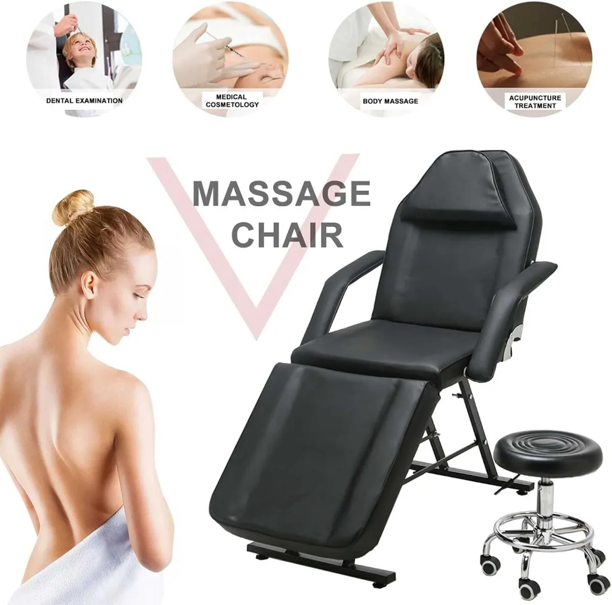 Massage Bed Adjustable Beauty Treatment Bed - Image 2