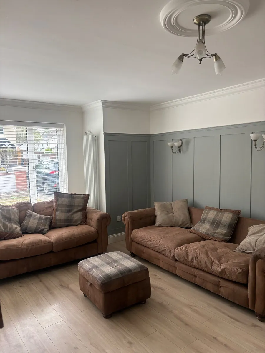 Free to take away 2 sofas  and matching foot stool - Image 2