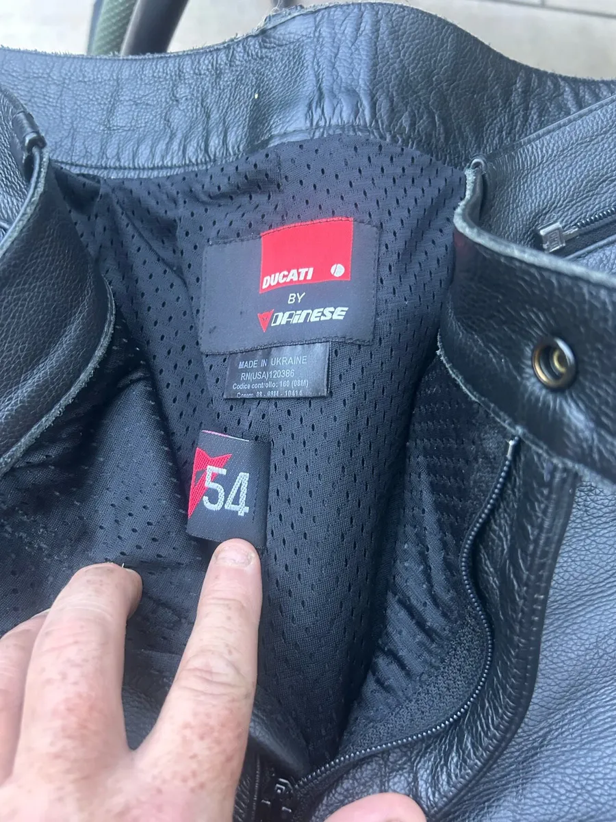 Dainese leather jacket size 58 leather jeans 54 - Image 1