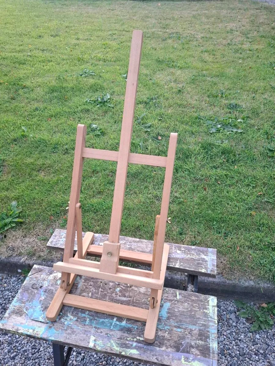 3 Quality Wooden Art Easels (Studio, Field, Table) - Image 4