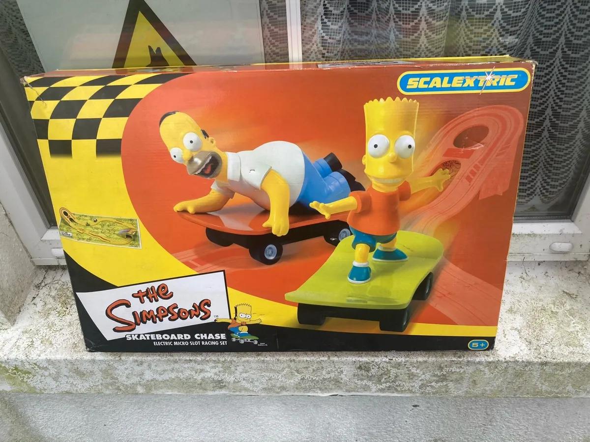 Simpsons racing set free postage